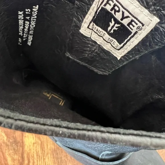 Frye Jenna engineering bootie. Size 7 black - Picture 8 of 12